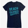 Tees * | Deals Jaws Beach Closed Girls T-Shirt