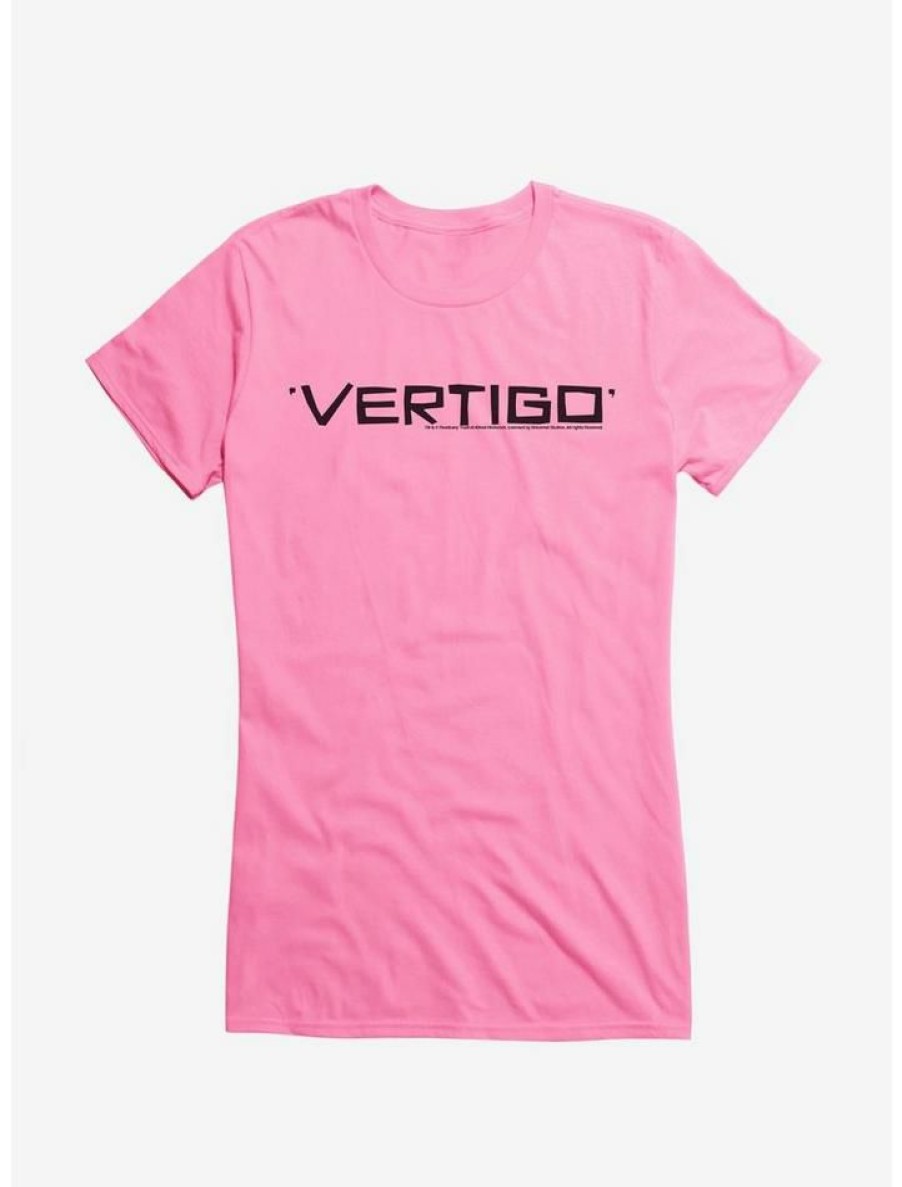 Tees * | Best Deal Vertigo Movie Title Girls T-Shirt