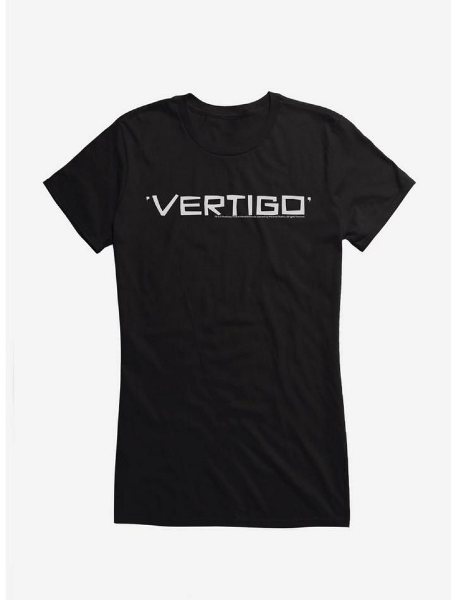 Tees * | Best Deal Vertigo Movie Title Girls T-Shirt