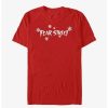 Guys * | Buy Fear Street Snowflake Logo T-Shirt Red