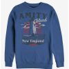 Guys * | Cheapest Amity Island Tourist Lighthouse Sweatshirt Royal