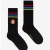 Girls * | Hot Sale Chucky Varsity Stripe Crew Socks