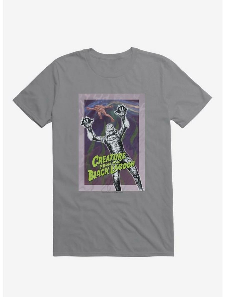 Guys * | Best Deal Creature From The Lagoon Poster T-Shirt