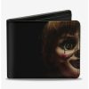 Backpacks & Bags * | Wholesale Annabelle Half Face Logo Bi-Fold Wallet