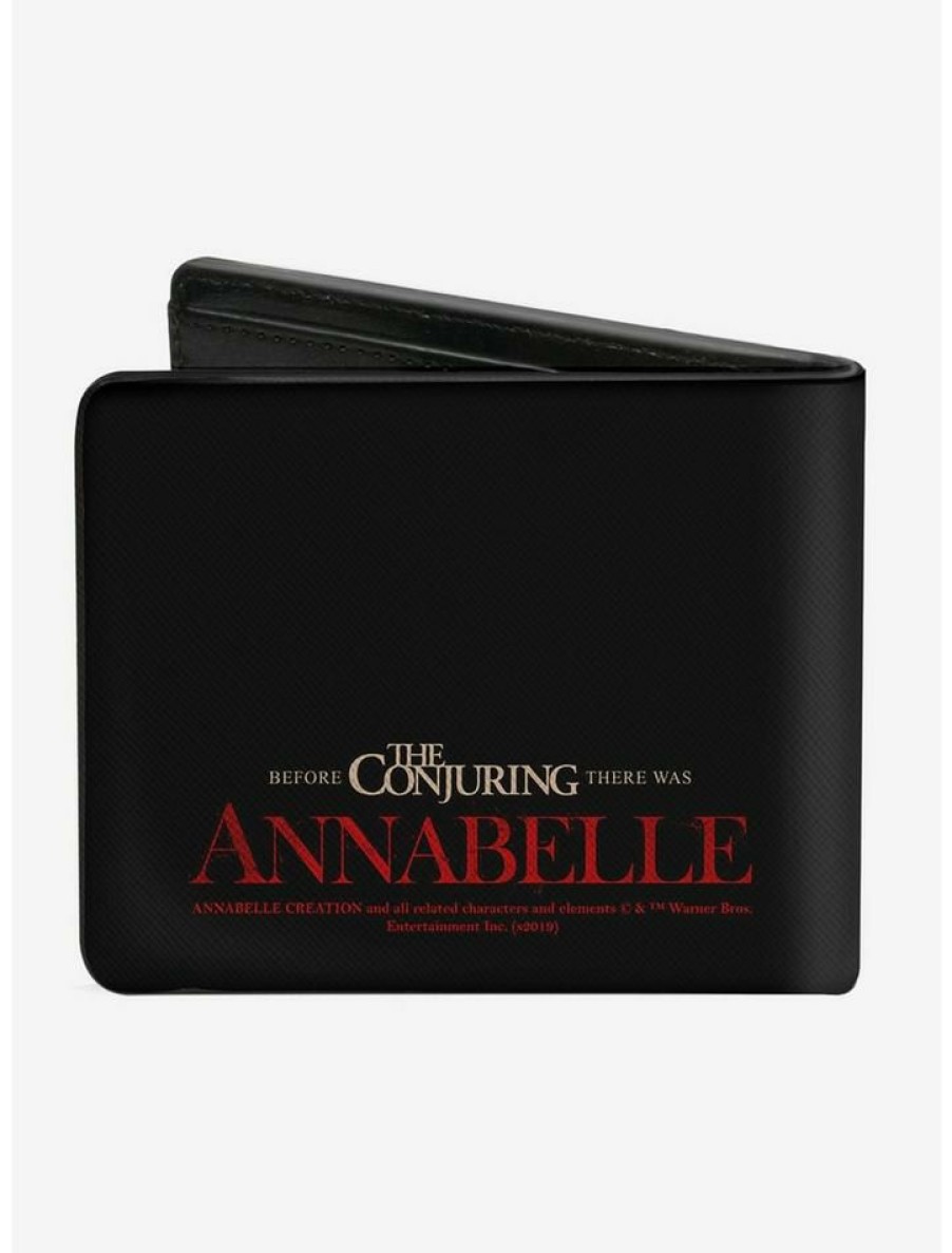 Backpacks & Bags * | Wholesale Annabelle Half Face Logo Bi-Fold Wallet