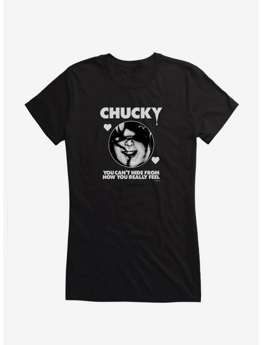 Tees * | Best Sale Chucky Can'T Hide Girls T-Shirt