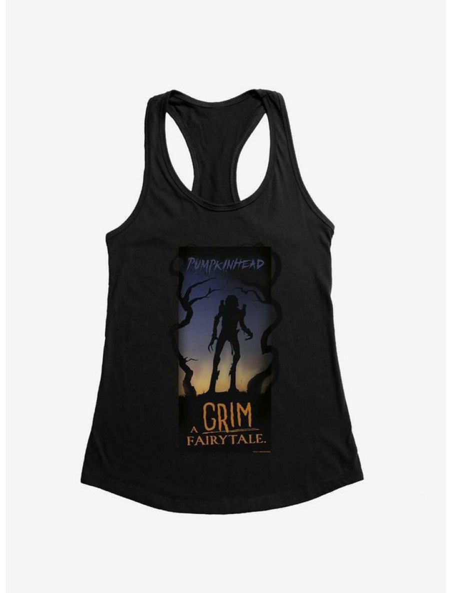 Girls * | Cheapest Pumpkinhead Grim Fairytale Girls Tank Black