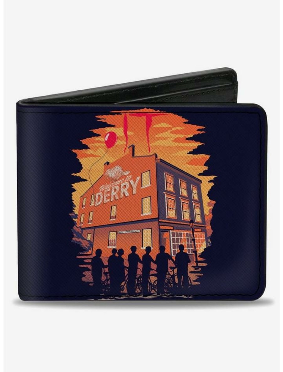 Backpacks & Bags * | Budget It Welcome To Derry Vintage Movie Poster Bifold Wallet