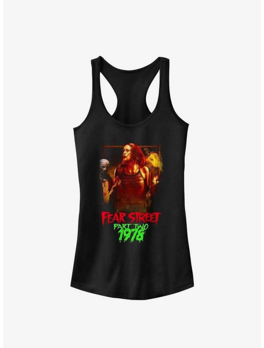 Girls * | Brand New Fear Street: Part Two 1978 Ziggy Girls Tank Black