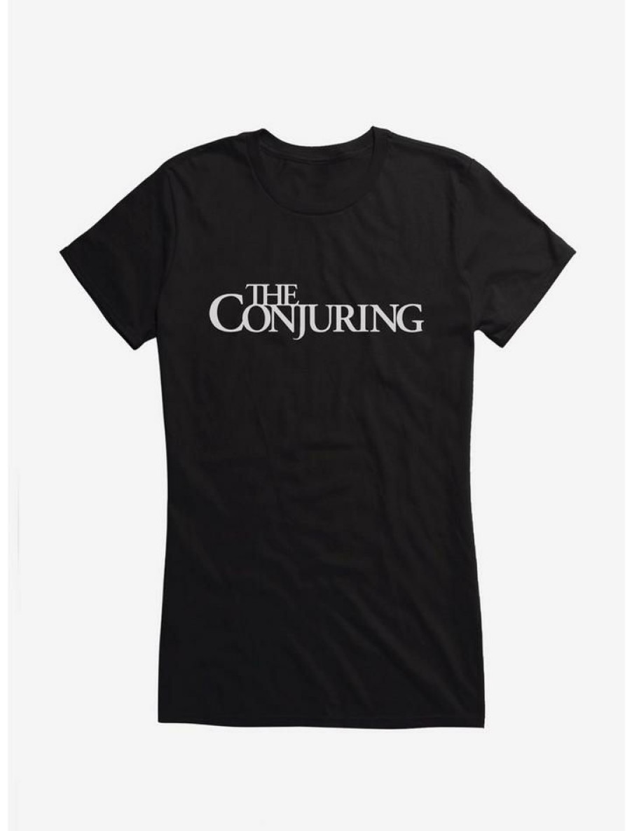 Tees * | Best Deal The Conjuring Logo Girls T-Shirt