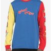 Guys * | Top 10 Chucky Good Guys Color-Block Long-Sleeve T-Shirt Multi