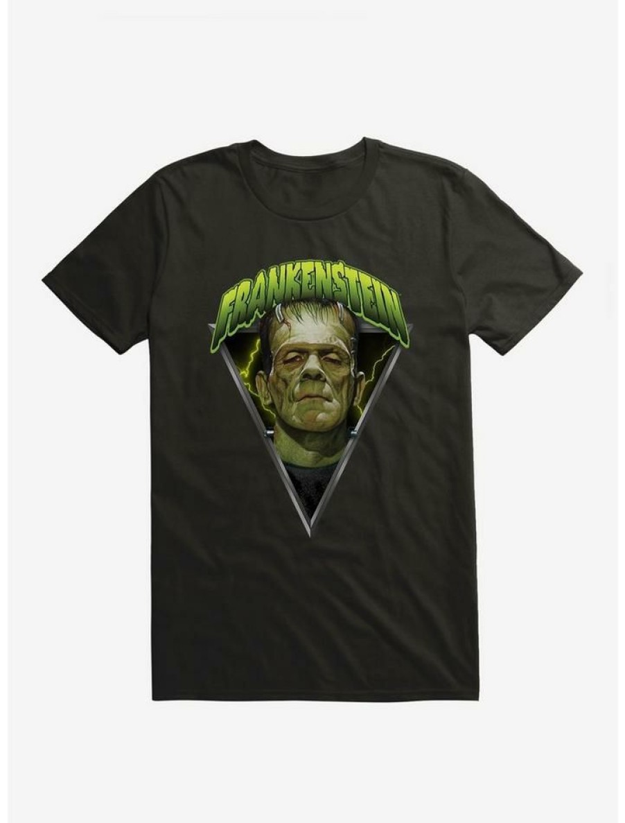 Guys * | Outlet Universal Monsters Frankenstein Metal Portrait T-Shirt