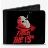 Backpacks & Bags * | Buy Friday The 13Th Vintage Jason Mask Poster Bifold Wallet