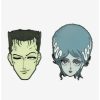 Accessories * | Buy Universal Monsters The Bride Of Frankenstein Couple Anime Enamel Pin Set