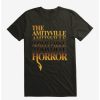 Guys * | Coupon The Amityville Horror Logo T-Shirt Black