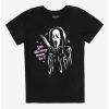 Tees * | Wholesale Scream Ghost Face You Like Scary Movies Too? Boyfriend Fit Girls T-Shirt Multi