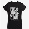 Tees * | New Jeepers Creepers 23 Years For 23 Days Girls T-Shirt Black