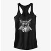 Girls * | Hot Sale Midnight Mass On Angels Wings Girls Tank Black