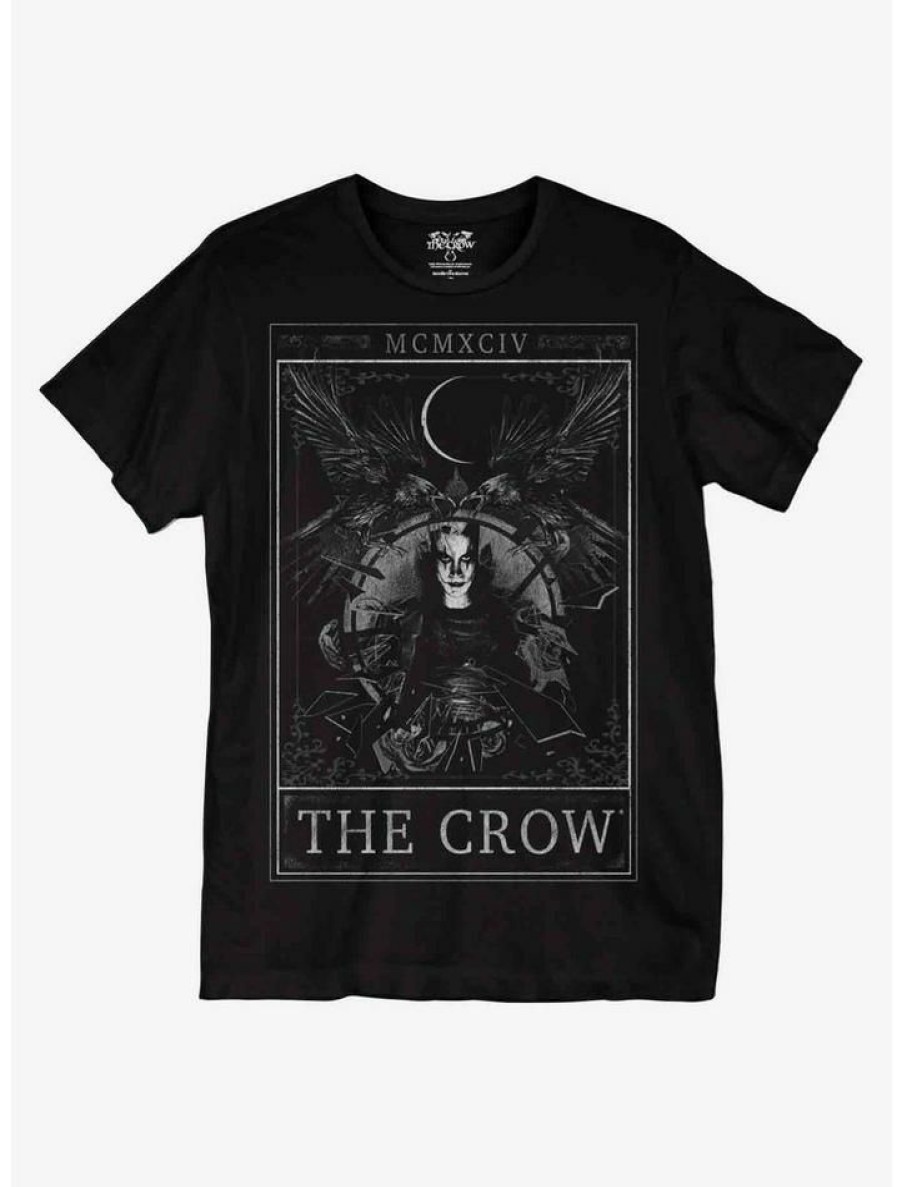 Tees * | Brand New The Crow Tarot Card Boyfriend Fit Girls T-Shirt Multi