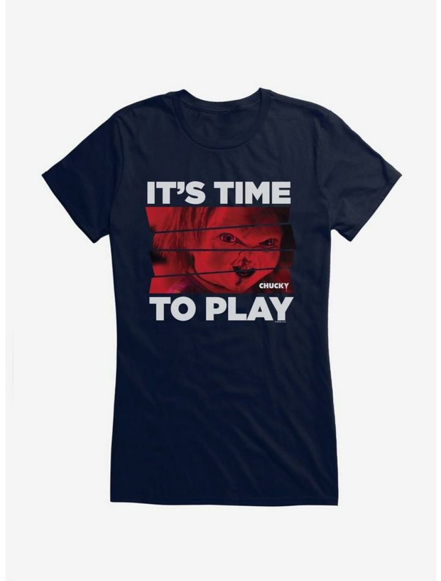 Tees * | Best Sale Chucky Time To Play Girls T-Shirt