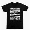 Tees * | Promo Scream We'Re Going To Watch Scary Movies T-Shirt Black