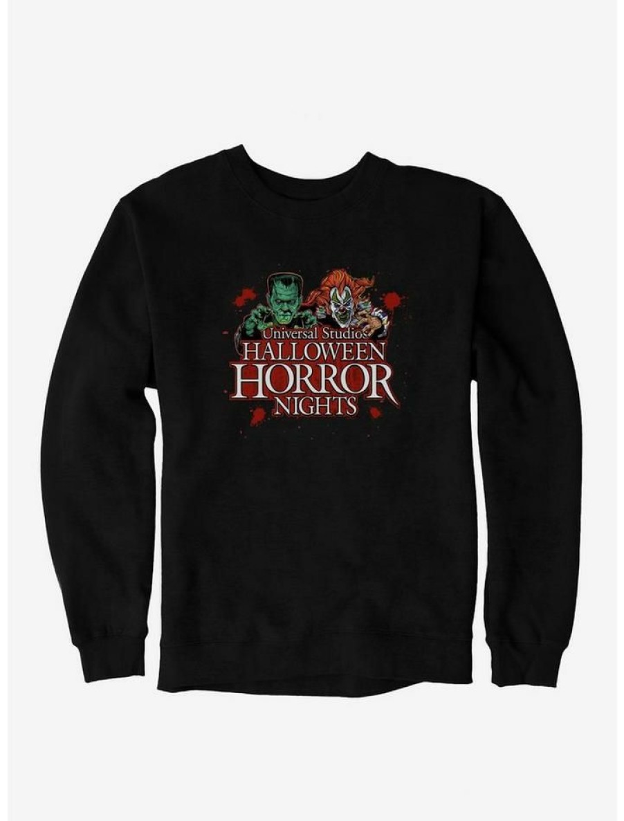 Guys * | Best Reviews Of Halloween Horror Nights Classic Monsters Sweatshirt Black