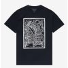 Tees * | Best Pirce Universal Monsters Frankenstein'S Monster Woodcut T-Shirt By Brian Reedy Black