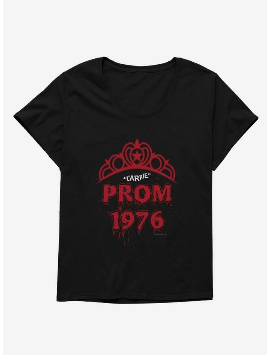 Tees * | Deals Carrie 1976 Prom Girls T-Shirt Plus Size Black