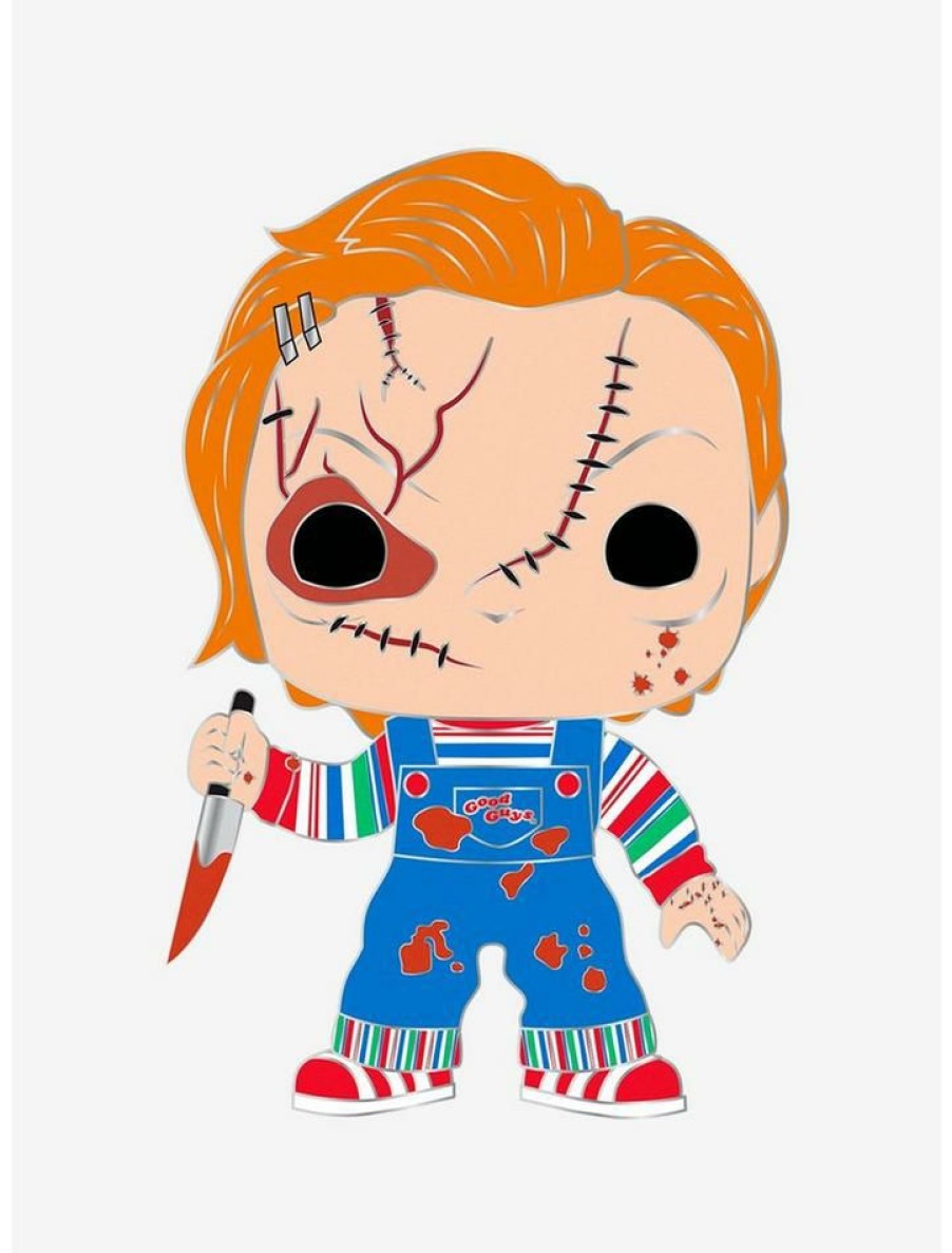 Toys & Collectibles * | Cheapest Funko Child'S Play Pop! Chucky Enamel Pin