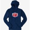 Guys * | Brand New Universal Jaws Logo Font Hoodie