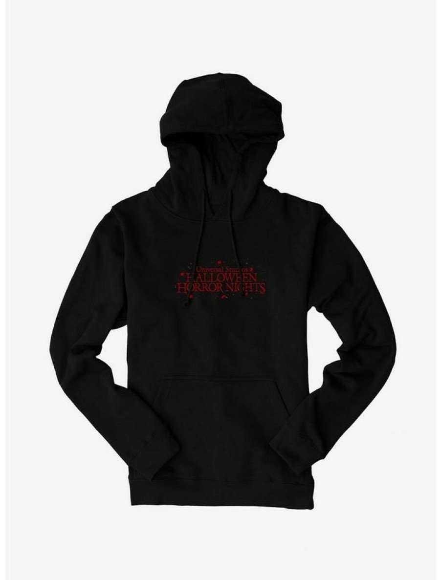 Guys * | Buy Halloween Horror Nights Logo Hoodie Black