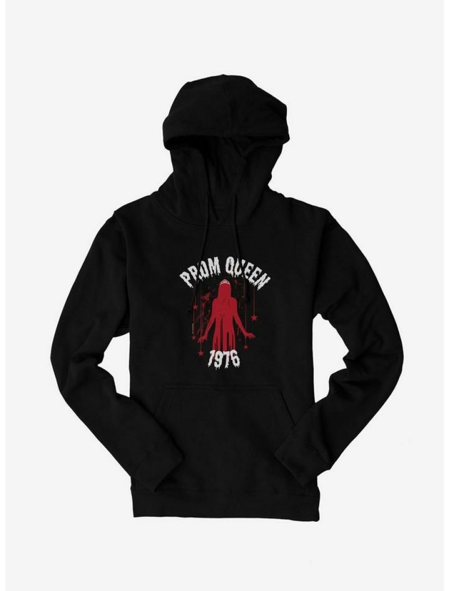 Guys * | Wholesale Carrie 1976 Red Silhouette Hoodie Black