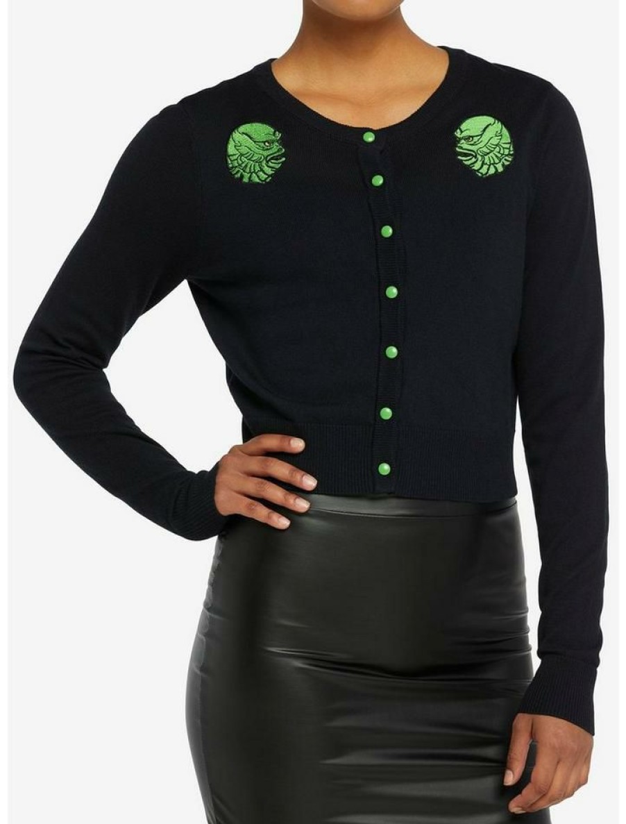 Girls * | Buy Universal Monsters Creature From The Black Lagoon Girls Cardigan Multi