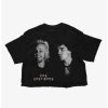 Tees * | Best Reviews Of The Lost Boys David & Michael Crop Girls T-Shirt Multi