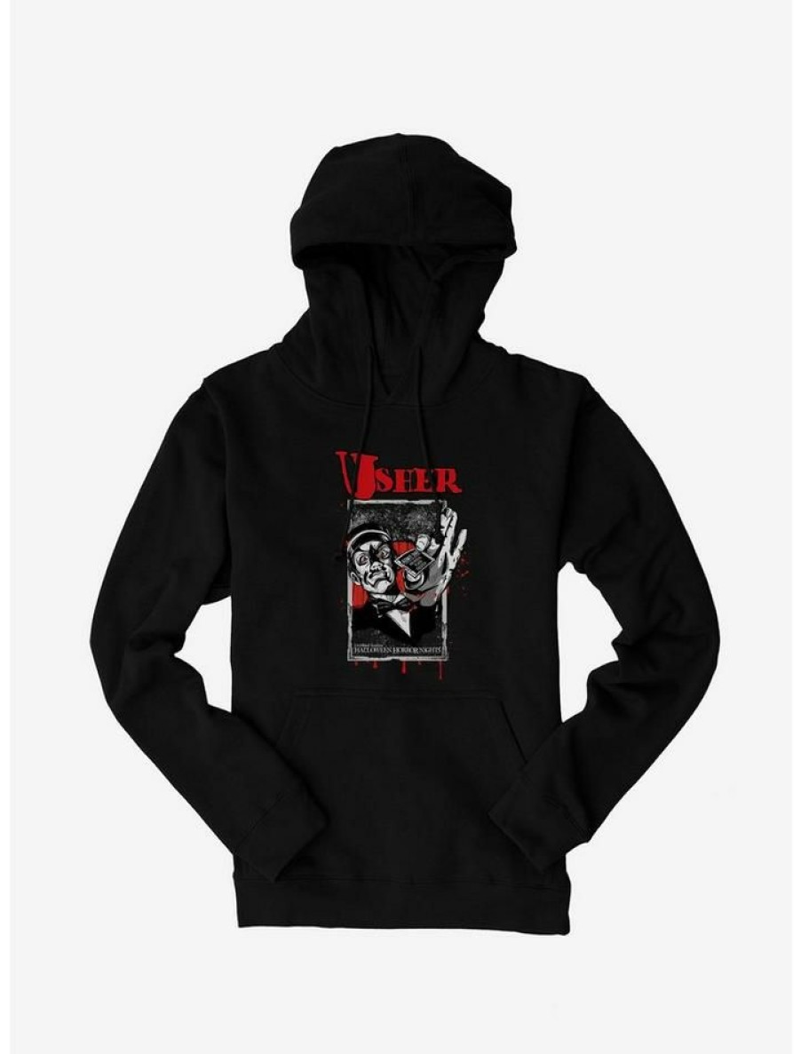 Guys * | Outlet Halloween Horror Nights Usher Hoodie Black