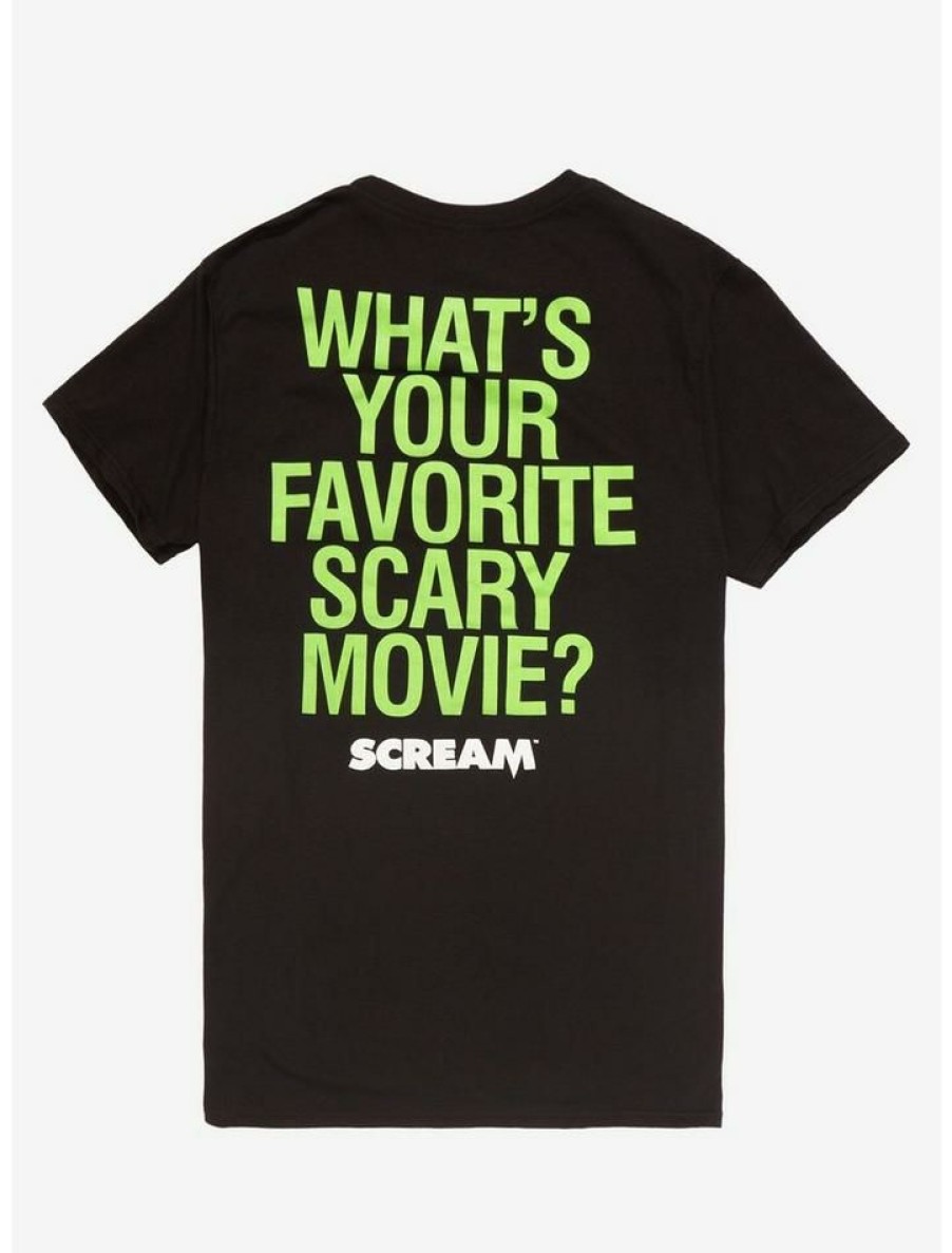 Guys * | Best Deal Scream Movie Poster Quote T-Shirt Black