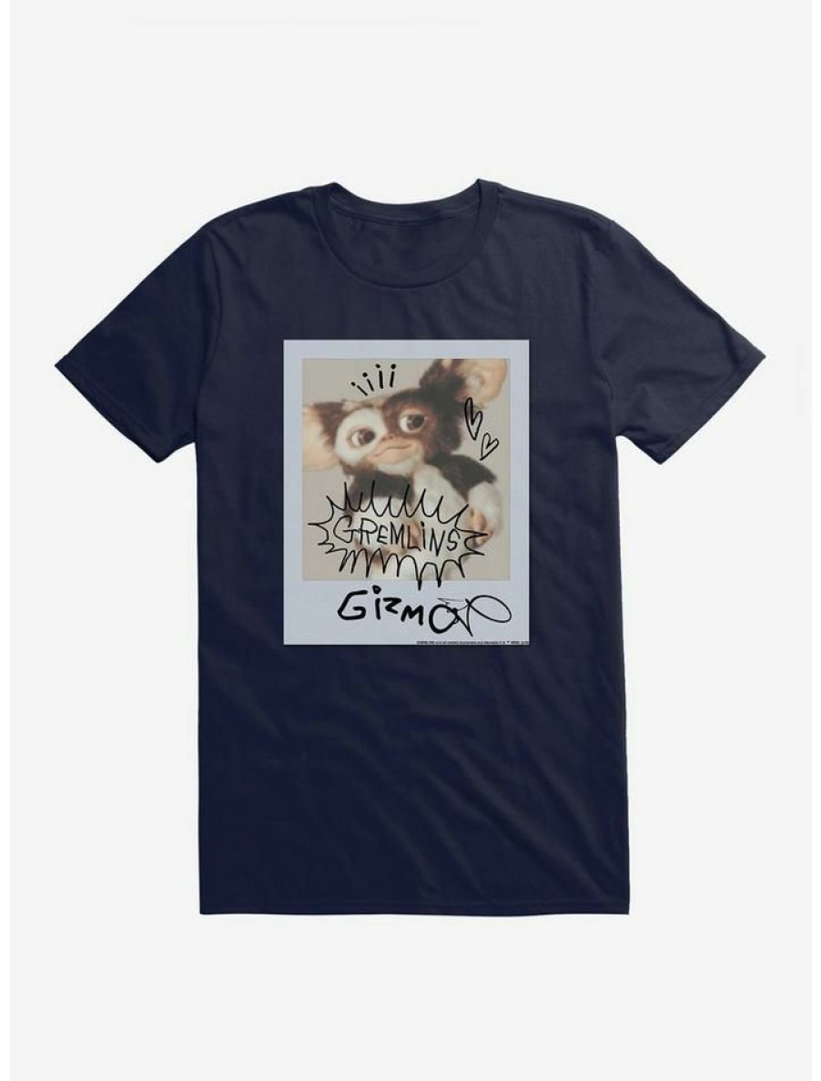 Guys * | Wholesale Gremlins Gizmo Polaroid T-Shirt