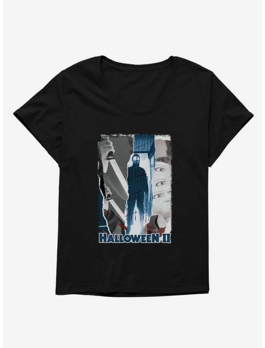 Tees * | Wholesale Halloween Ii Michael Myers Slasher Panels Girls T-Shirt Plus Size