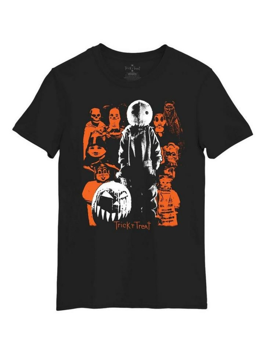 Guys * | Buy Trick 'R Treat Sam & Trick-Or-Treaters T-Shirt Black