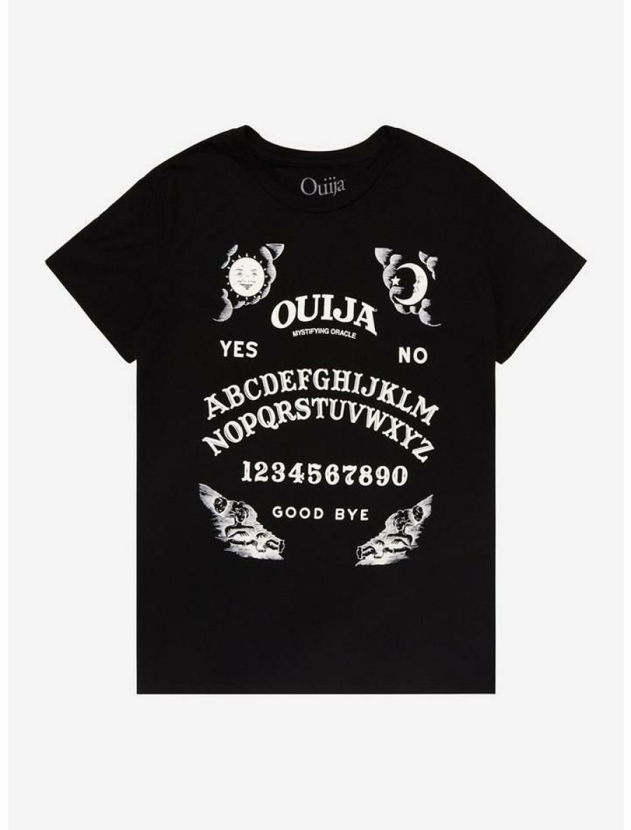 Tees * | Coupon Ouija Board Glow-In-The-Dark Boyfriend Fit Girls T-Shirt Multi