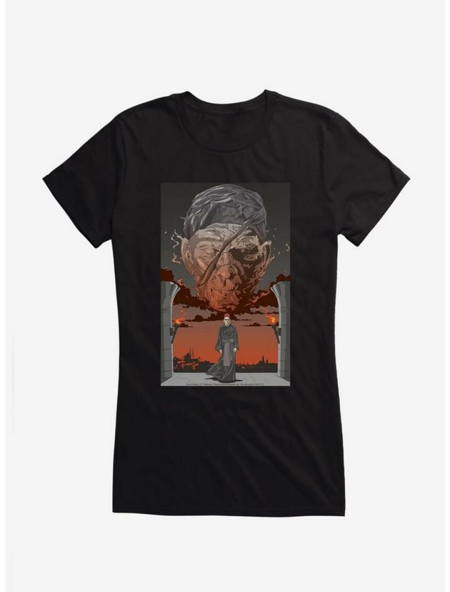 Tees * | New Universal Monsters The Mummy Face In The Sky Girls T-Shirt