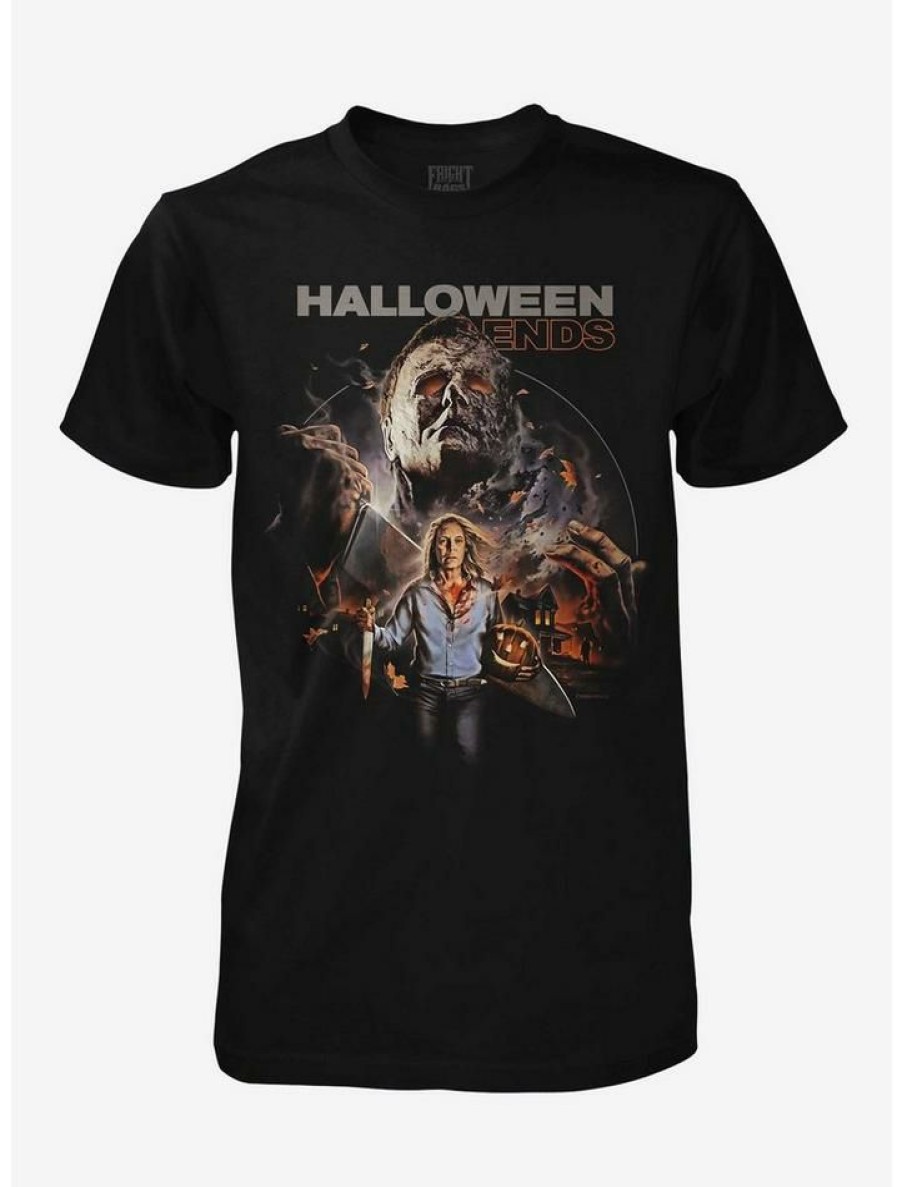 Guys * | Deals Halloween Ends Poster T-Shirt By Fright Rags Black