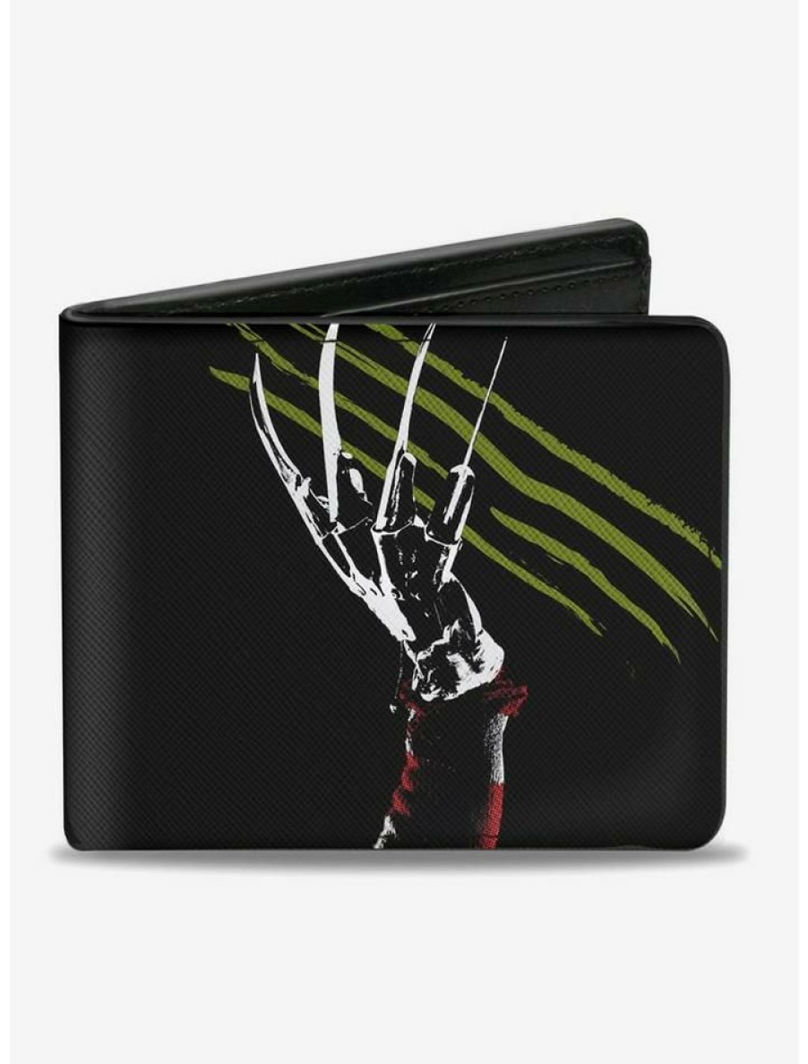 Backpacks & Bags * | Brand New A Nightmare On Elm Street Freddy Slash Bifold Wallet