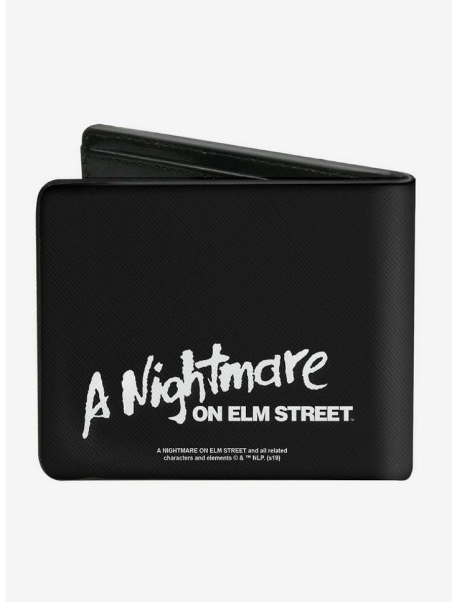 Backpacks & Bags * | Brand New A Nightmare On Elm Street Freddy Slash Bifold Wallet