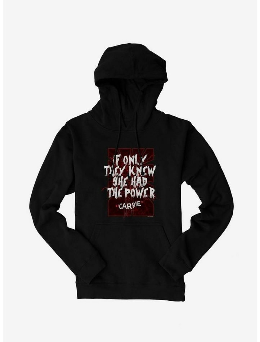 Guys * | Budget Carrie 1976 The Power Hoodie Black