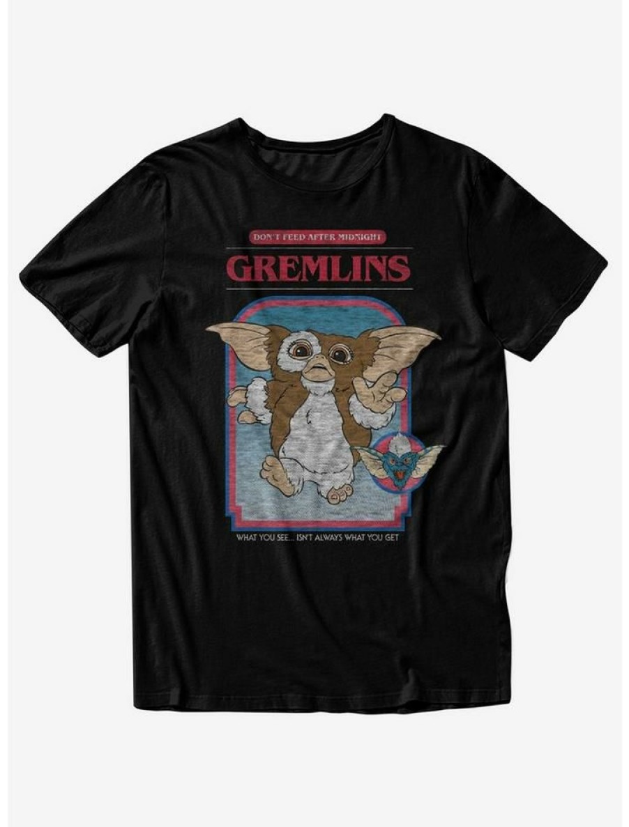 Tees * | Flash Sale Gremlins Vintage Wash Boyfriend Fit Girls T-Shirt Multi