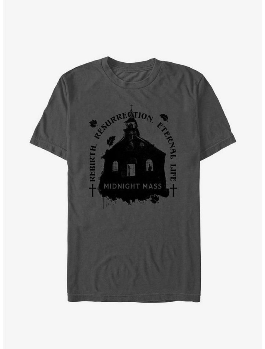 Guys * | Best Deal Midnight Mass Eternal Life T-Shirt Charcoal