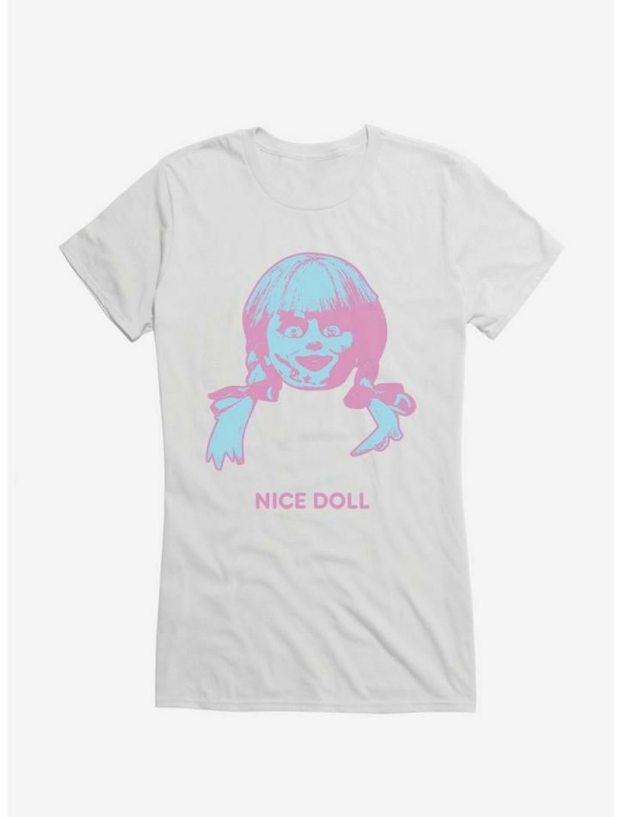 Tees * | Promo Annabelle Nice Doll Girls T-Shirt