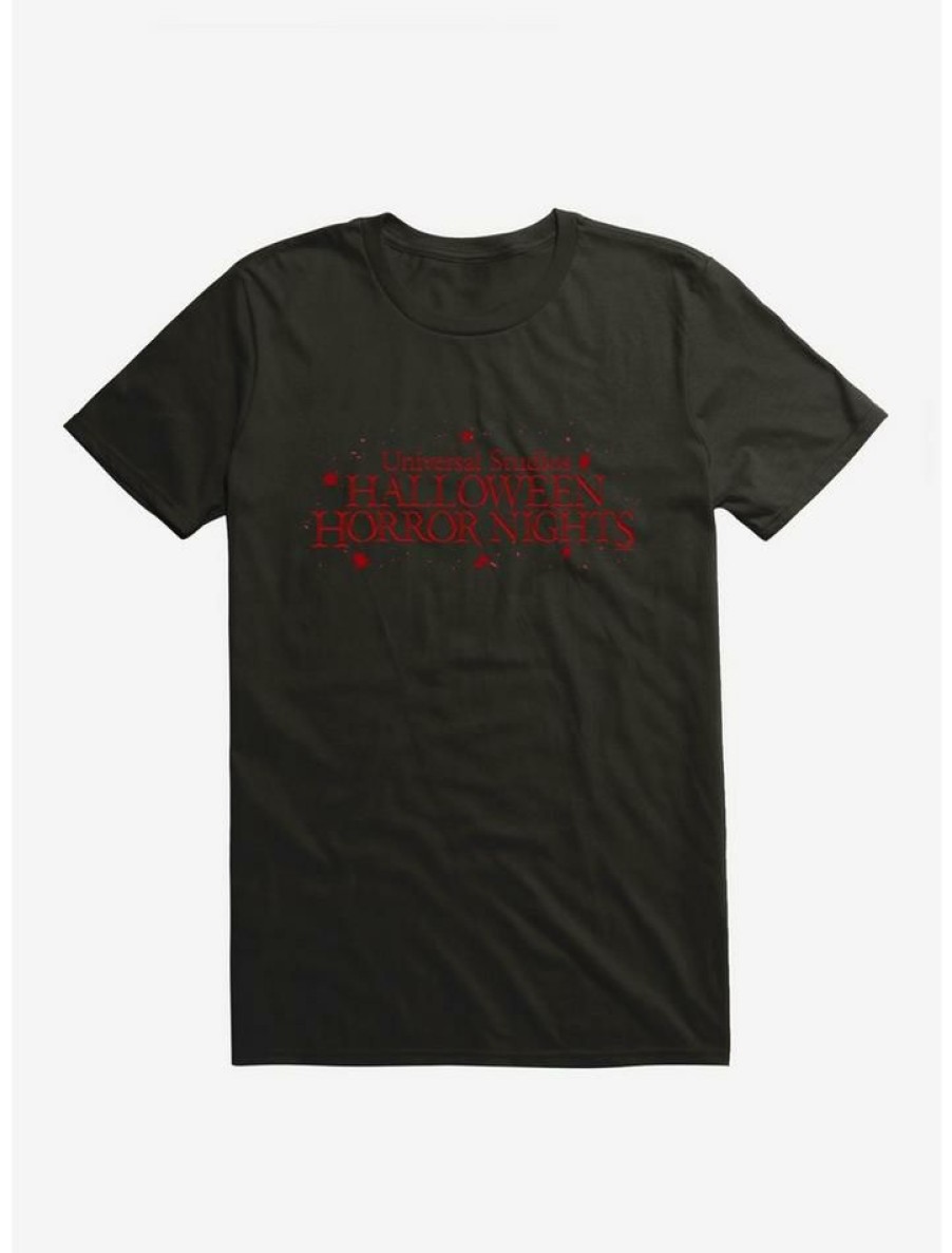 Guys * | Best Deal Halloween Horror Nights Logo T-Shirt Black