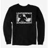 Guys * | Top 10 Texas Chainsaw Massacre Leatherface Lock Sweatshirt Black